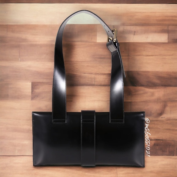 By FAR Carol Buckle Detail Leather Bag BRAND NEW W/AUTHENTICITY CARD & DUST BAG - Picture 2 of 7